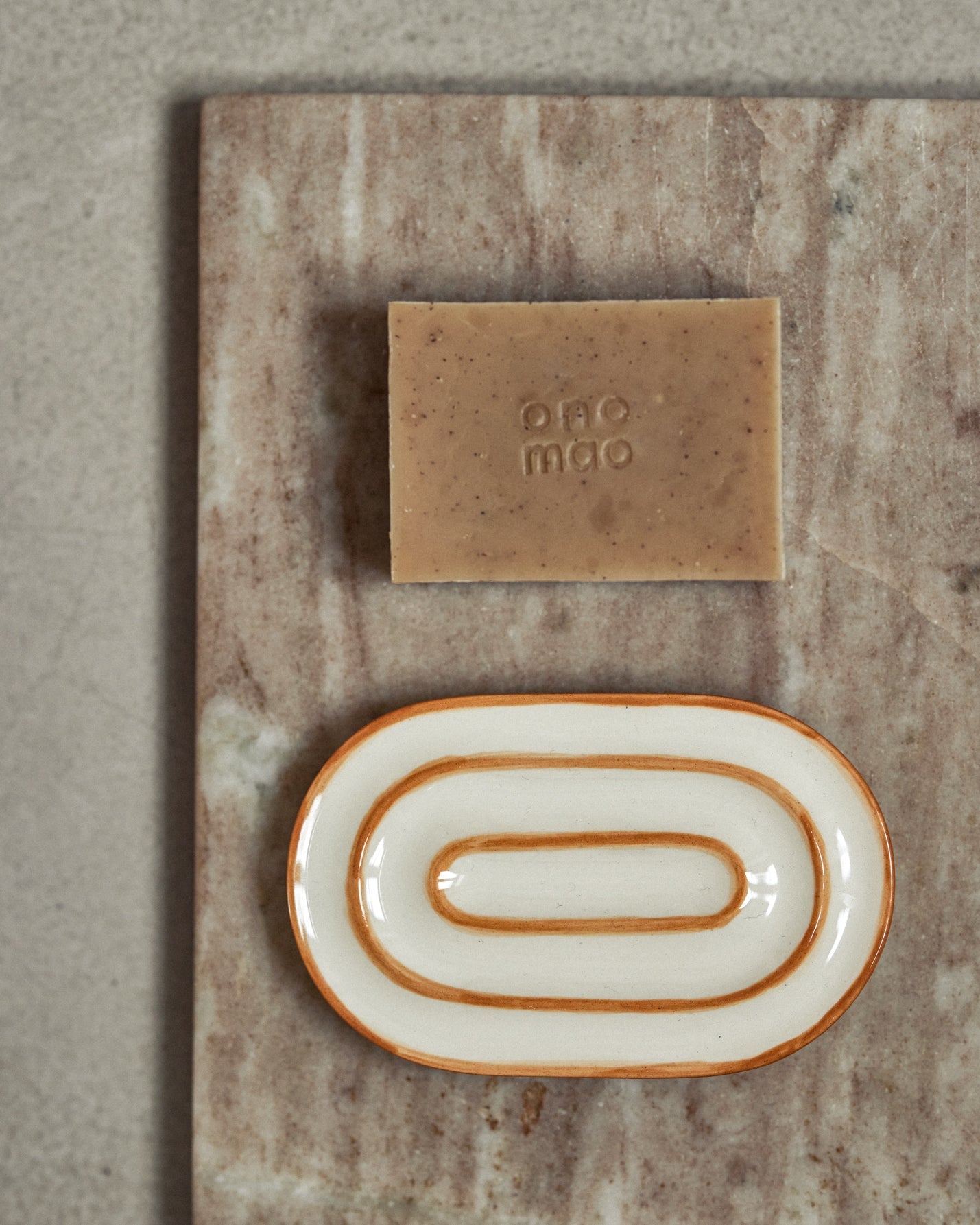 Sabão & Limpar-Set - Ocker handbemalt Vinha