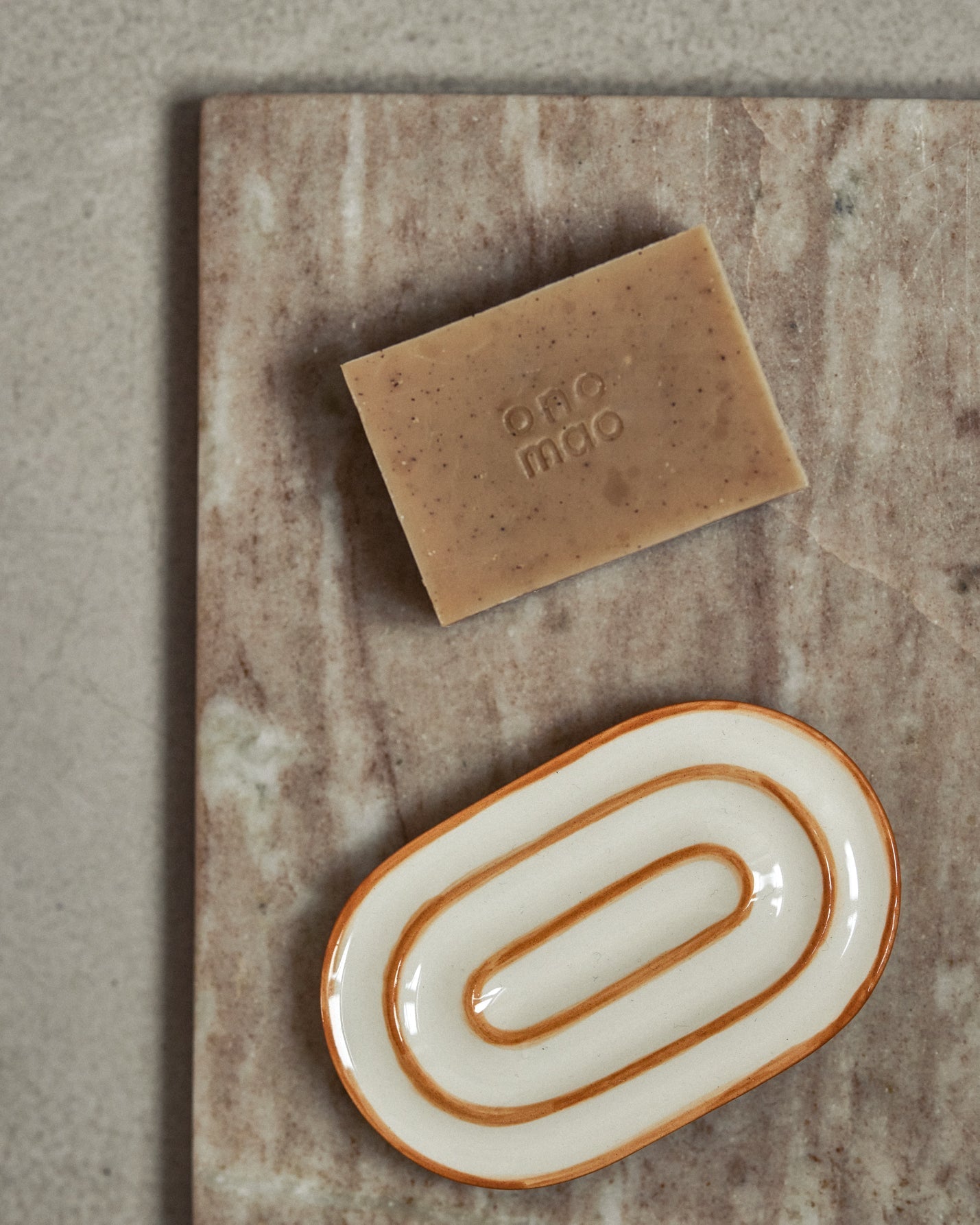 Sabão & Limpar-Set - Ocker handbemalt Vinha