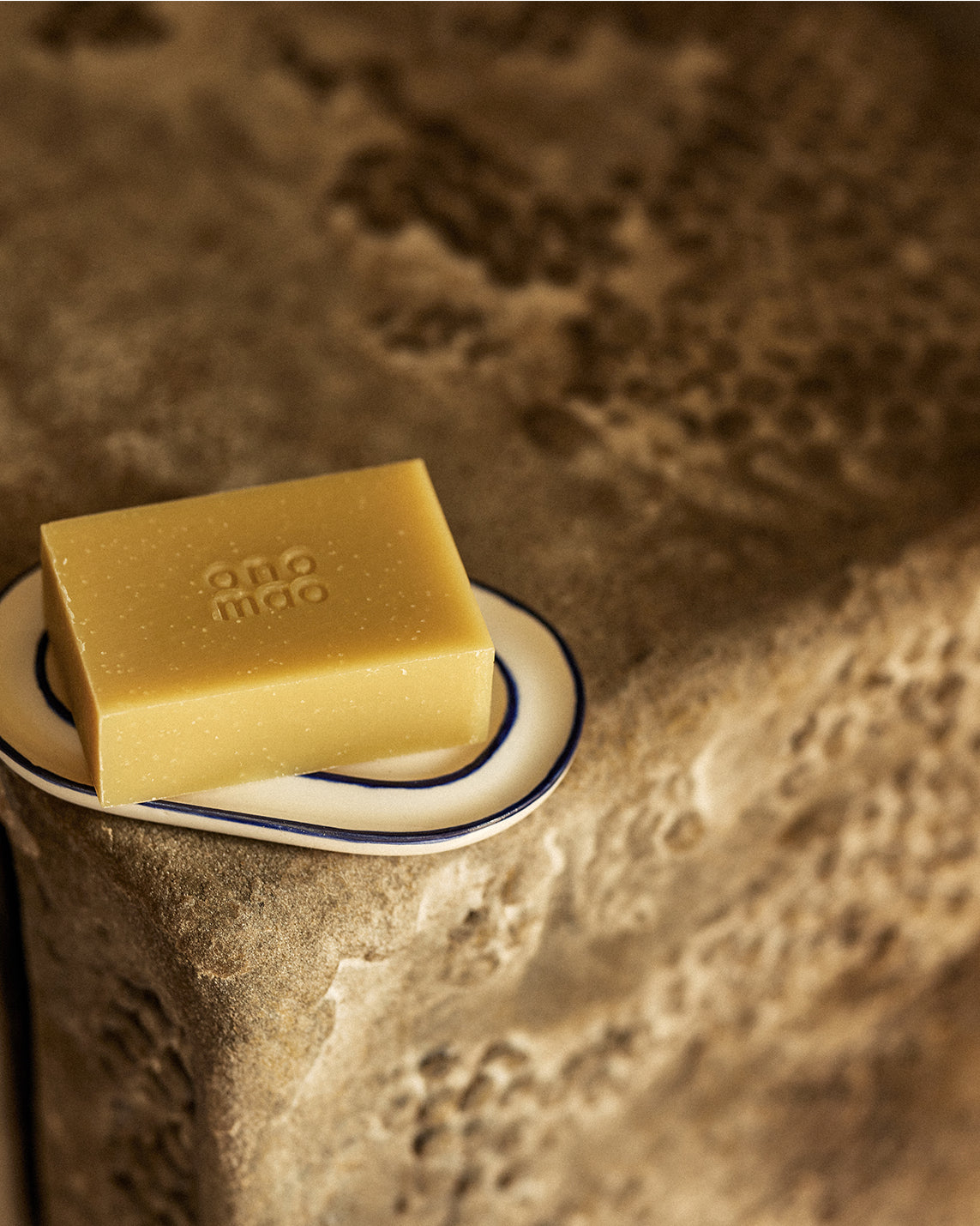 Sabão & Limpar-Set - Blau handbemalt Mel